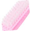 CALLARON 2pcs Manicure Nail Tool Press Nail Fingernails Fingernail Brush Cleaner Bendable Cleaning Fingernail Scrubber Nail Cleaner Brush Lint Dust Salon Kiss Stiff Toenail Plastic view 3