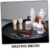 PACKOVE 2pcs Beard Brush Kit Men Grooming Soft Bristle for Barber Facial Travel view 3