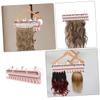EPIGEIST Hair Extension Holder for Styling Salon Hairpiece Stand Braiding Rack Stand Wall-mounted Hair Extension Storage Silicone Hairpiece Organizer view 4
