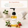 Healing Happy Remove Cleansing Oil & Makeup Remover - Natural Skin Care - Organic Jojoba, Argan & Rosehip Oils - 4 oz view 3