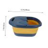 Anneome Bath Soak Foot Basin Collapsible Wash Basin Foot Massage Bucket for Household view 2
