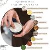 Untamed Organics Tallow Hair Clay | Handmade Grass-Fed Grass-Finshed Tallow Hair Pomade | All Natural & Organic Styling Clay for Men & Women | Medium Hold & Natural Finish | 2 FL. oz. view 2