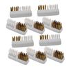 BATHVEVE 10pcs Nail Drill Head Cleaning Brush Fluffy Brush for Nail Dust Cuticle Clean view 1