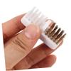 BATHVEVE 10pcs Nail Drill Head Cleaning Brush Fluffy Brush for Nail Dust Cuticle Clean view 3