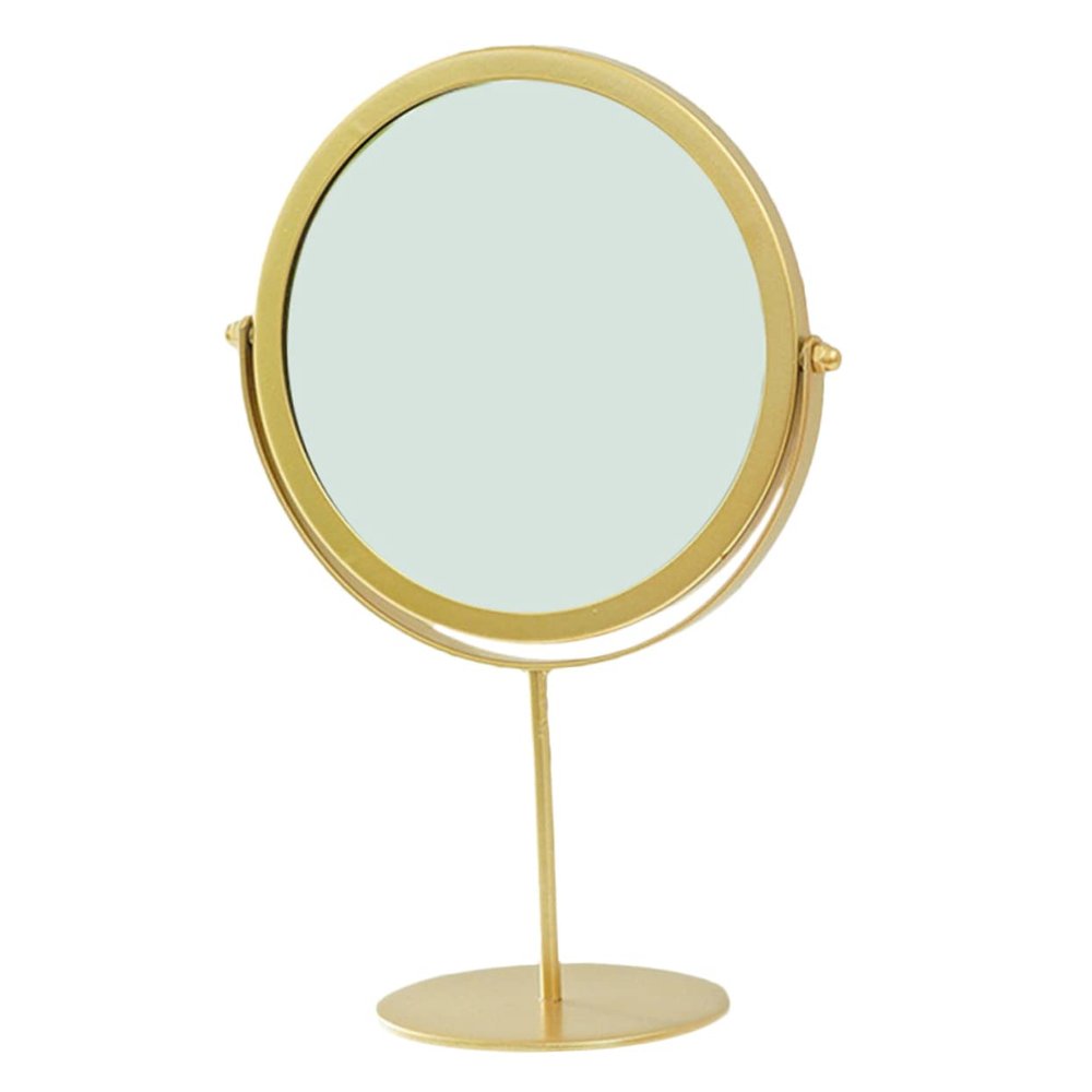 Homoyoyo Portable Round Mirror for - Stylish Tabletop Decoration for Home - Ideal for ' Rooms