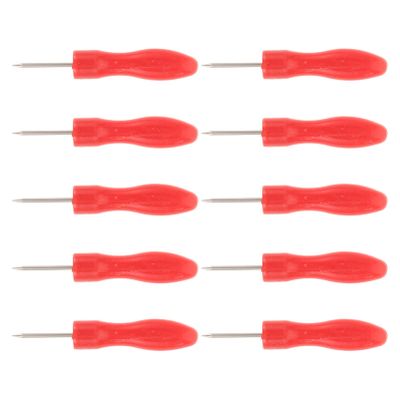 Happyyami 10pcs Glue Bottle Opening Needles Blocking Nozzle Tips Stainless Steel Piercing Pins for Lash Adhesive Replacement Accessories