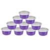 Happyyami 10pcs Aluminum Foil Wax Melting Bowl Face Hair Removal Tool Wax Pot for Candle Supplies Hair Kit view 1