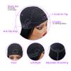 Amznlady Glueless Wigs Human Hair Upgrade 3 IN 1 Straight Half Wig Human Hair With Drawstring Ponytail for Black Women 180% Density Headband Wigs Natural Color 22 Inch view 3