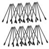 BATHVEVE 100pcs Disposable Blackhead Extractor Cotton Swabs for Facial Cleansing Gentle Safe Pore Cleaning Tools Portable Blackhead Removal Sticks view 1
