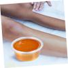 Happyyami 10pcs Wax Melting Bowl Aluminum Foil Hair Removal Tool Wax Warmer Pot Large Capacity Dishwasher Safe view 3