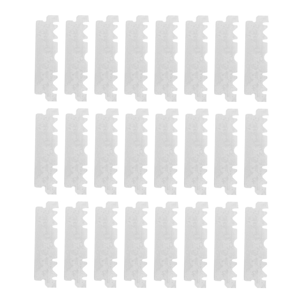 OSOLADY 100pcs Single Edge for Barbershop Home Use Lightweight Manual Face Cutter Convenient Shaving Replacement Blades for Smooth Shaving Grooming Needs