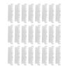 OSOLADY 100pcs Single Edge for Barbershop Home Use Lightweight Manual Face Cutter Convenient Shaving Replacement Blades for Smooth Shaving Grooming Needs view 1