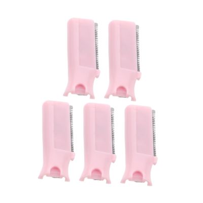 HAKIDZEL 5pcs Replacement Blades for Eyebrow Trimmer and Facial Hair Remover Compatible Refills for Grooming Tools Portable and Convenient for Travel