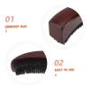 ARTSEWPLY Beard and Hair Brush for Men Soft Boar Bristle Grooming Brush with - Handle Multi-functional Salon Tool for Neat and Polished Styles and Comfortable view 3