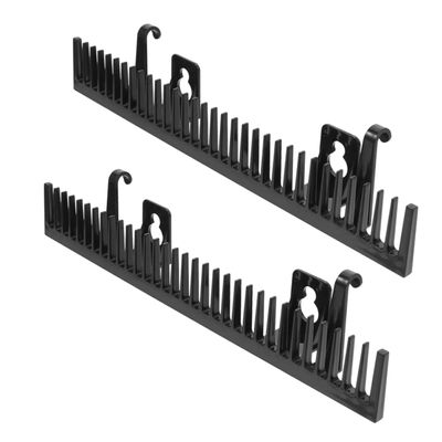 EPIGEIST 2pcs Hair Styling Tools Holder Hair Extension Storage Wall-mounted Organizer