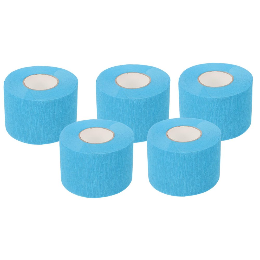 Happyyami 5rolls Barber Neck Duster Paper Hair Wrapping Strip Barber Neck Band Hair Cutting Supplies
