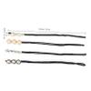 Baluue 4pcs Hair Bun Styler Lazy Twisting Meatball Device for Effortless Updos Elegant Accessories for Daily Wear Weddings and Special Occasions view 3