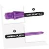 ibasenice 50pcs Soft Head Tip Replacement with Supplies Needles Accessory Points Needle Accessories Sports Heads Part Plus Practical Needles Purple Plastic view 3