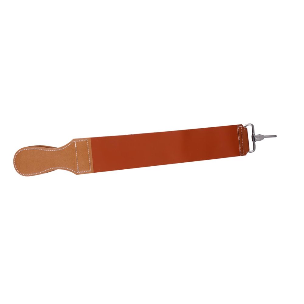 Leather Razor Buckle Sharpening Strop and Double-Layer Canvas Strap