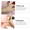 Artibetter 2sets Heart-Shaped Acrylic Makeup Mixing Palette Spatulas Versatile Foundation Blending Plate for Makeup Artists and Enthusiasts Compact and Easy to Clean for Travel Use view 3