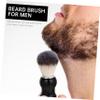 FOMIYES 4pcs Stainless Steel Shaving Tools for Men Professional Razor Kit Stand Includes Shaving Brush and Bowl Easy to Clean and Travel-friendly for Daily Grooming view 3