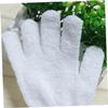 SAFIGLE Bath Glove Exfoliating Scrubber Mitt White Shower Cleaning Brush for Body Men Women view 4
