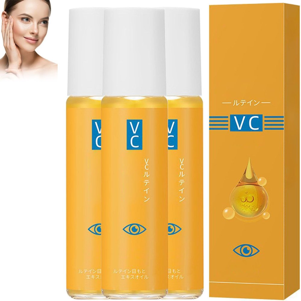 Lutein Eye Essence Oil, Lutein Eye Roller, Anti-Wrinkle Essence Oil, Rollerball Serum (3pcs)