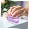 CALLARON 1pc Nail Clean Brush Home Fingernail Brush Gentle Bristles Nail Dust Collector Manicure Plastic Easy to Use view 4