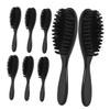 Beaupretty Men's Beard Brush Set 8pcs Barber Duster Cleaning Brush for Salon Gentle Facial Grooming Tool Soft Bristles view 1