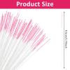 180 Pcs Piercing Cleaner Floss Disposable Piercing Hole Cleaner Ear Hole Cleaner Ear Piercing Care Cleaning Tool Ear Hole Cleaning Line Aftercare Earring Hole Cleaner Odor Removal Ear Care (Pink) view 2