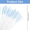 180 Pcs Piercing Cleaner Floss Disposable Piercing Hole Cleaner Ear Hole Cleaner Ear Piercing Care Cleaning Tool Ear Hole Cleaning Line Aftercare Earring Hole Cleaner Odor Removal Ear Care (Blue) view 2