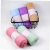 OATIPHO 5pcs Microfiber Face Washing Towels Fleece Makeup Remover Cloths Khaki Soft Absorbent Washcloths for Travel Home Care view 2