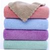 OATIPHO 5pcs Microfiber Face Washing Towels Fleece Makeup Remover Cloths Khaki Soft Absorbent Washcloths for Travel Home Care view 4