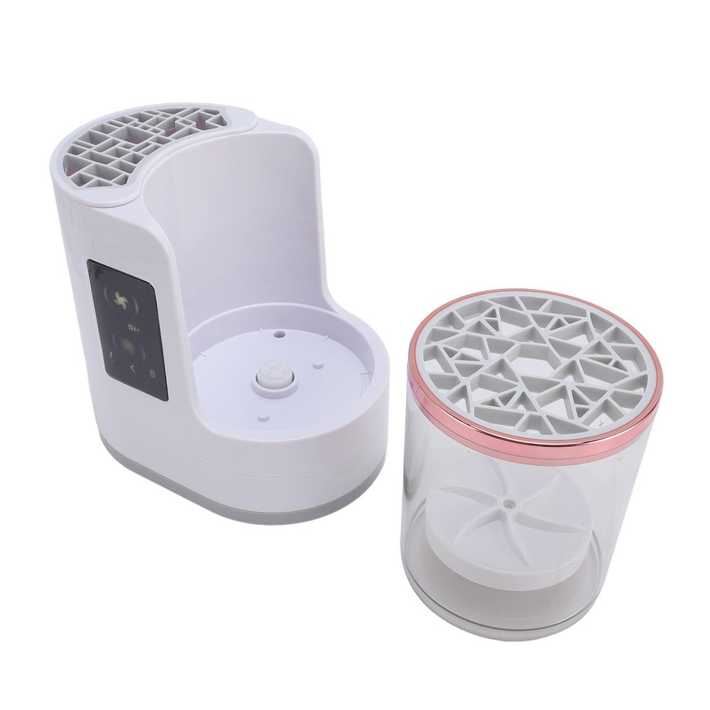 Automatic Makeup Brush Cleaner Machine, Quick Drying, Electric Cosmetic Brush Washer Tool for Home 3 in 1 makeup brush cleaning device is designed to provide an easy cleaning