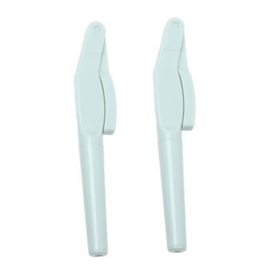 ARTSEWPLY 2pcs Handle Eyelash Comb Makeup Tool Grooming Brush for Natural Lash Separation for Mascara Application and Eyelash Styling Random Colors Included