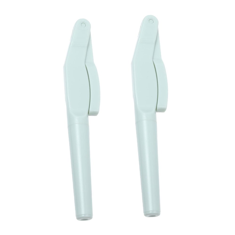 ARTSEWPLY 2pcs Handle Eyelash Comb Makeup Tool Grooming Brush for Natural Lash Separation for Mascara Application and Eyelash Styling Random Colors Included