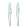 ARTSEWPLY 2pcs Handle Eyelash Comb Makeup Tool Grooming Brush for Natural Lash Separation for Mascara Application and Eyelash Styling Random Colors Included view 1