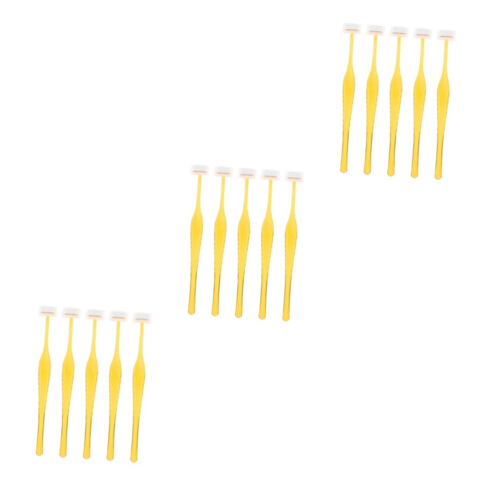 Homoyoyo 15pcs Portable Eyebrow Trimmers for Women Eyebrow Protective Cover for Precision Facial Hair Removal Lightweight and Design for Daily Grooming