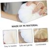 ARTSEWPLY 2pcs Petal-Shaped Bath Shower Mesh Scrubber for Body Exfoliation Exfoliating Bath Accessory Easy Storage Hanging Rope view 4