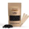 DEVKI Hair Removal Brazilian Hard Wax Beans For Face, Eyebrow, Back, Chest, Bikini Areas, Legs, Arms and Beards (1.9 Ounce, GREEN/BLACK-STRAWBERRY) view 2