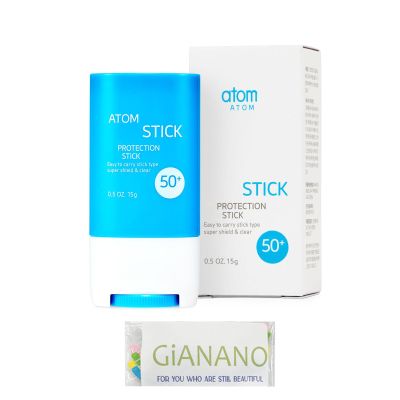 Convenient & Refreshing Facial Sun, Non-Greasy, Travel-Friendly, For A.t.o.m.y Outdoor-friendly moisturizer Stick (0.53oz) / floss included