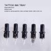 25pcs Ink Cup Tray Professional Plastic Cartridge Pigment Holder Stand Used for Your Painting Body Art view 4
