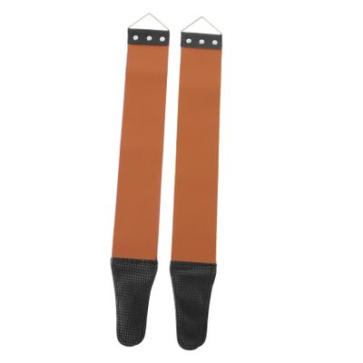 PACKOVE 2pcs Razor Grinding Cloth Double-sided Strop Sharpening Tool for Razor Random Color