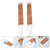 PACKOVE 2pcs Razor Grinding Cloth Double-sided Strop Sharpening Tool for Razor Random Color view 4