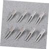 PACKOVE 100pcs Thicken Double Fork Clip Hairpin Metal Diy Hair Accessories for Women Duckbill Hair Barrettes view 4