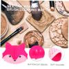 CALLARON Silicone Cleaning Mat for Makeup Brushes Fox Design Suction Cup Mat Professional Beauty Brush Scrubber view 3