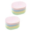 ARTSEWPLY 8Pcs Facial Cleaning Sponges Set Thick Exfoliating Makeup Removal Pads Soft Skin Scrubber Spa Use Random Color view 1