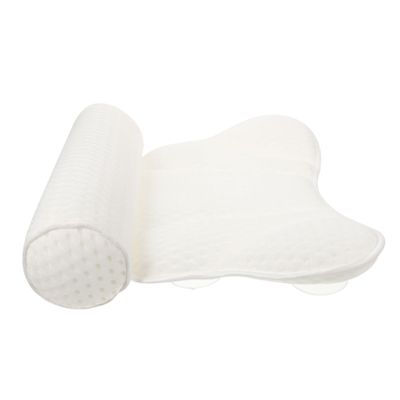 Ipetboom Bath Pillow Suction Cups 1PCS Soft Mesh Bathtub Pillow for Head and Neck Support Quick-Drying for Relaxation in Home Bathtubs