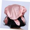Beaupretty Silk Sleep Cap for Long Hair Fast Dry Hair Drying Hat Elastic Band for Women Light view 3