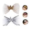 HONMEET Crown for Girls Rhinestone Hair Clips Princess Hair Accessories Festive Hairpin Decor view 1